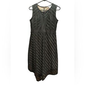 Motherhood Black Eyelet Midi Dress